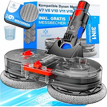 KESSER Mop Attachment Compatible with V7/V8/V10/V11/V15 Vacuum Cleaner Accessory Attachments, Mop Attachment Including Fillin