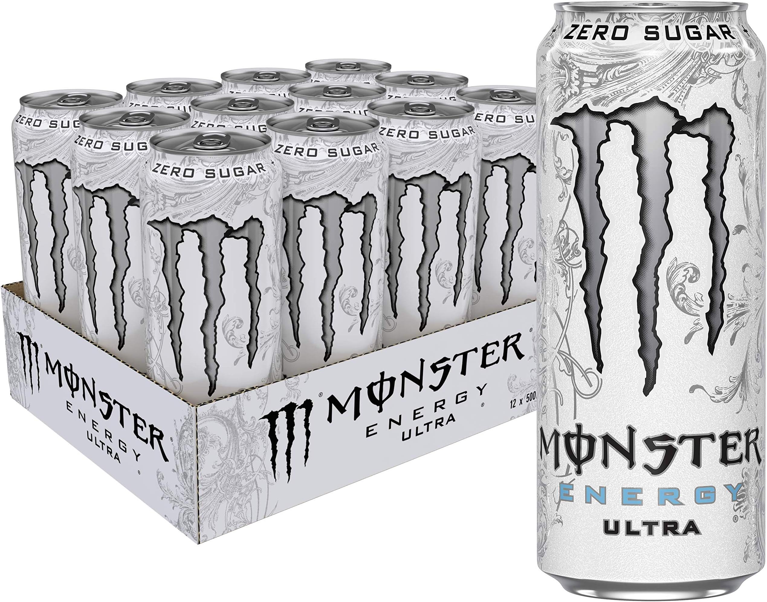 Monster Energy Cans 12x500ml, Ultra, 6000 ml