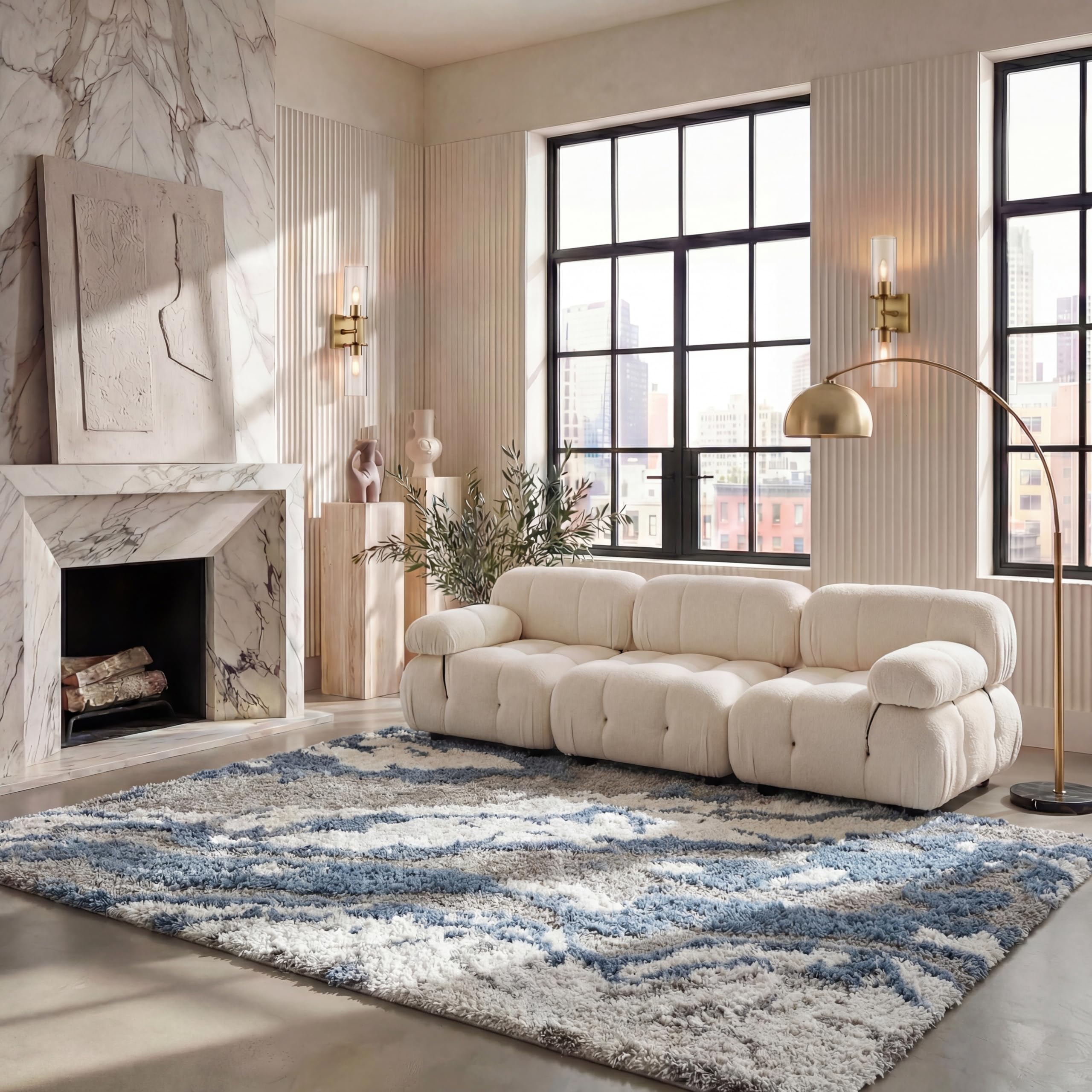 Amazon.com: SAFAVIEH Area Rug 8x10 - Horizon Shag Collection