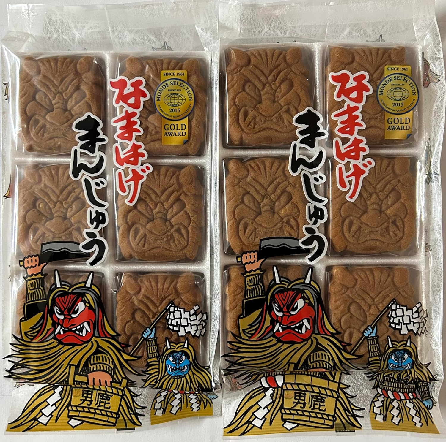秋田銘菓 フジタ製菓 和菓子 こしあん入りなまはげまんじゅう 6個入り×2袋 饅頭 お菓子 おやつ 個別包装 生菓子 焼菓子 駄菓子 和菓子 ポスト投函
