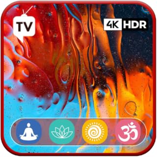 Abstract Liquid Symphony: 4K UHD Screensaver with Relaxing Music For Fire TV - NO ADS