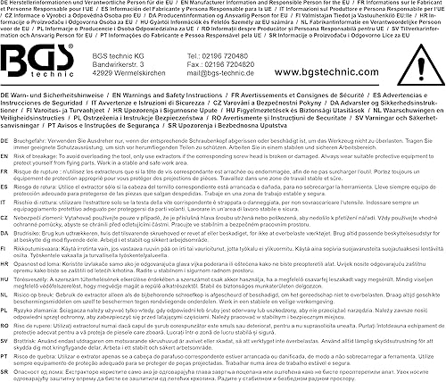 Miniatura 7 de BGS 5291 | Juego de dados especiales / Extractores de tornillos | Unidad de 0.492 in (1/2") | 0.669 - 1.024 in | 7 uds.