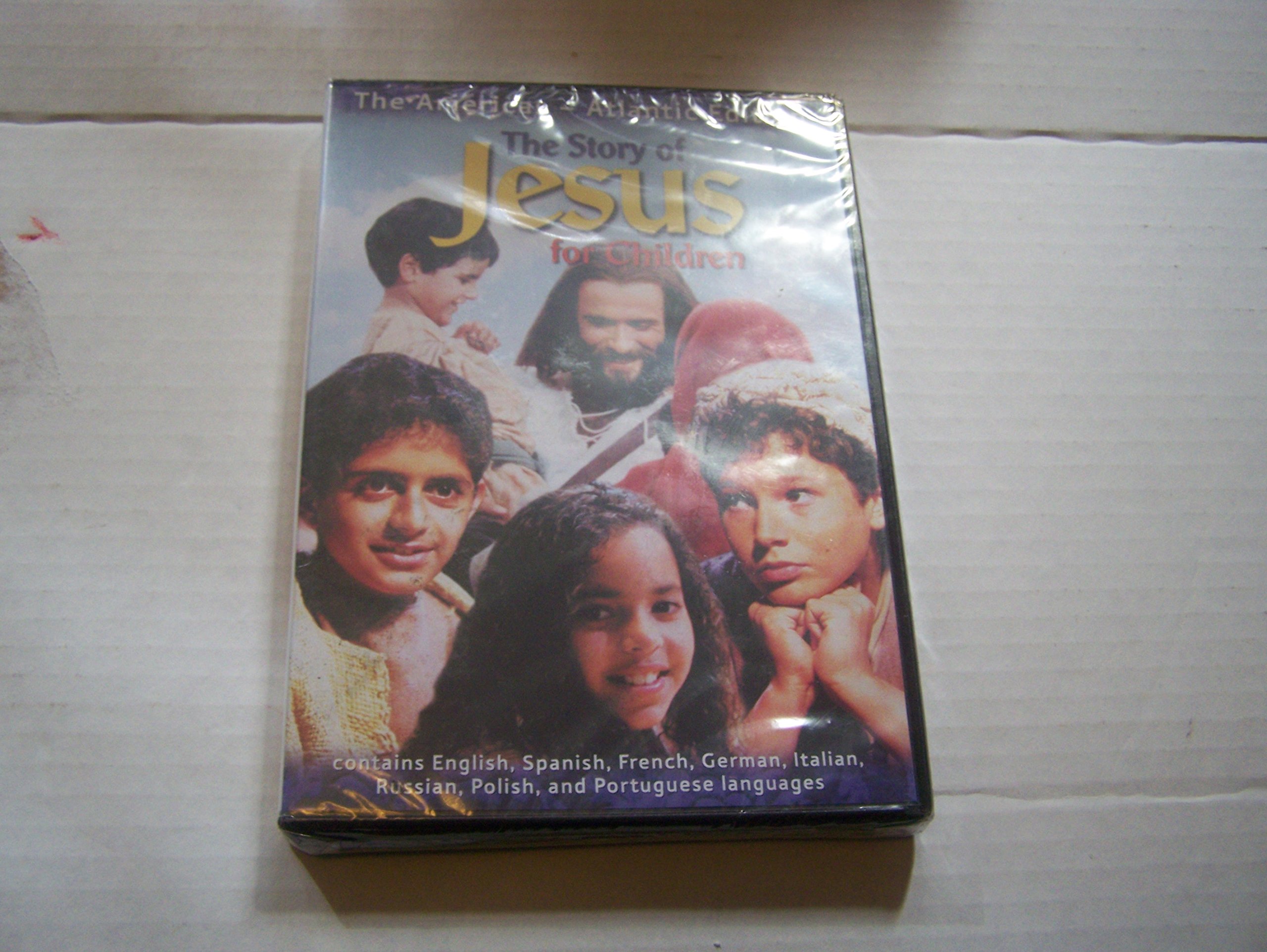 DVD Historia de Jesús para niños enseña la biblia sin pantallas complejas ni anuncios