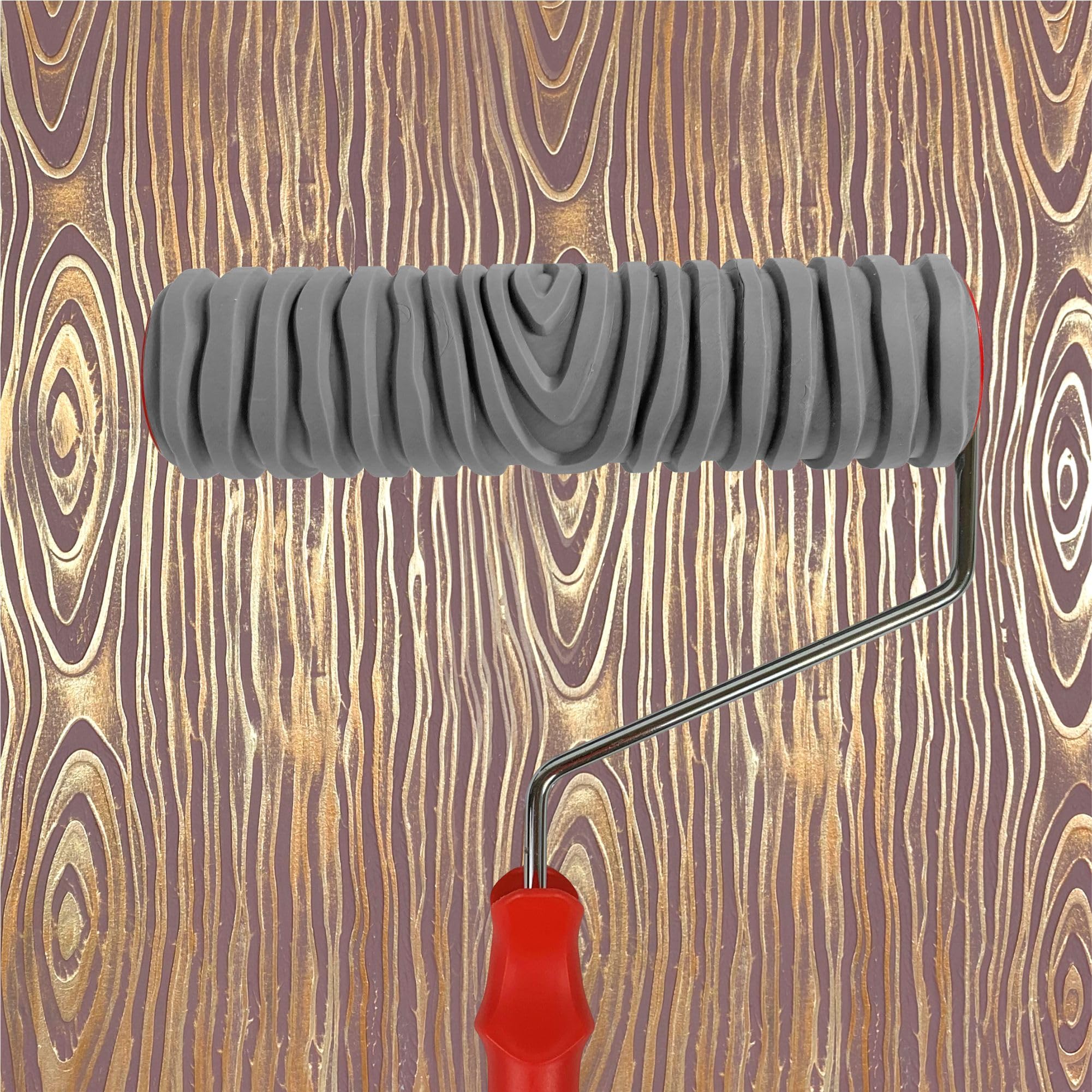 Nichiyo Rouleau de peinture à motifs de 25,4 cm pour décoration murale, texture de brique classique, rouleau en caoutchouc décoratif pour la maison, outil d'art pour décoration murale (EG730T)