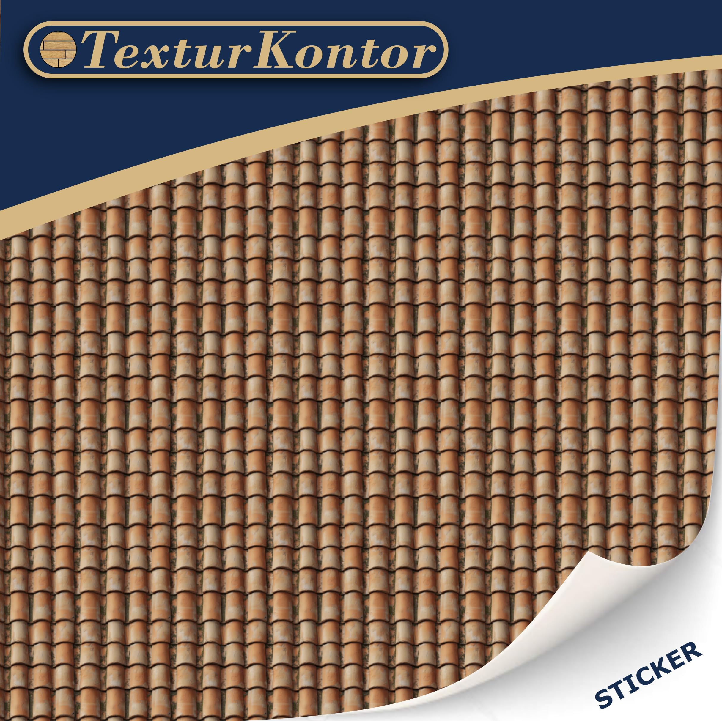 3 Sheets Self-Adhesive Decorative Film Roof Tiles for Model Making in Scale 1:87 Scale H0 (UK: 3.5 mm Scale) (Roman Roof Shingles)