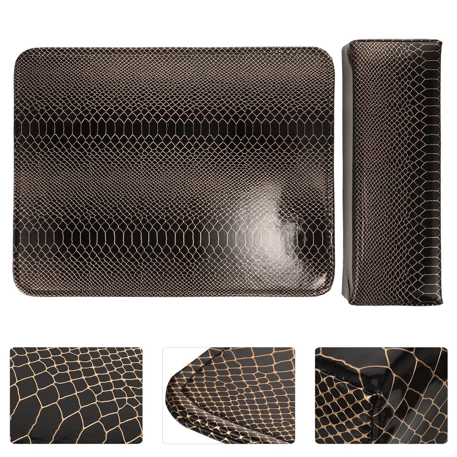 Generic Manicure Hand Cushion Nail Arm Rest for Salon and Home Use, Compact Pu Leather Hand Rest Pillow with Sponge Filling, Easy to Store and Stylish Design for Nail Art Technicians