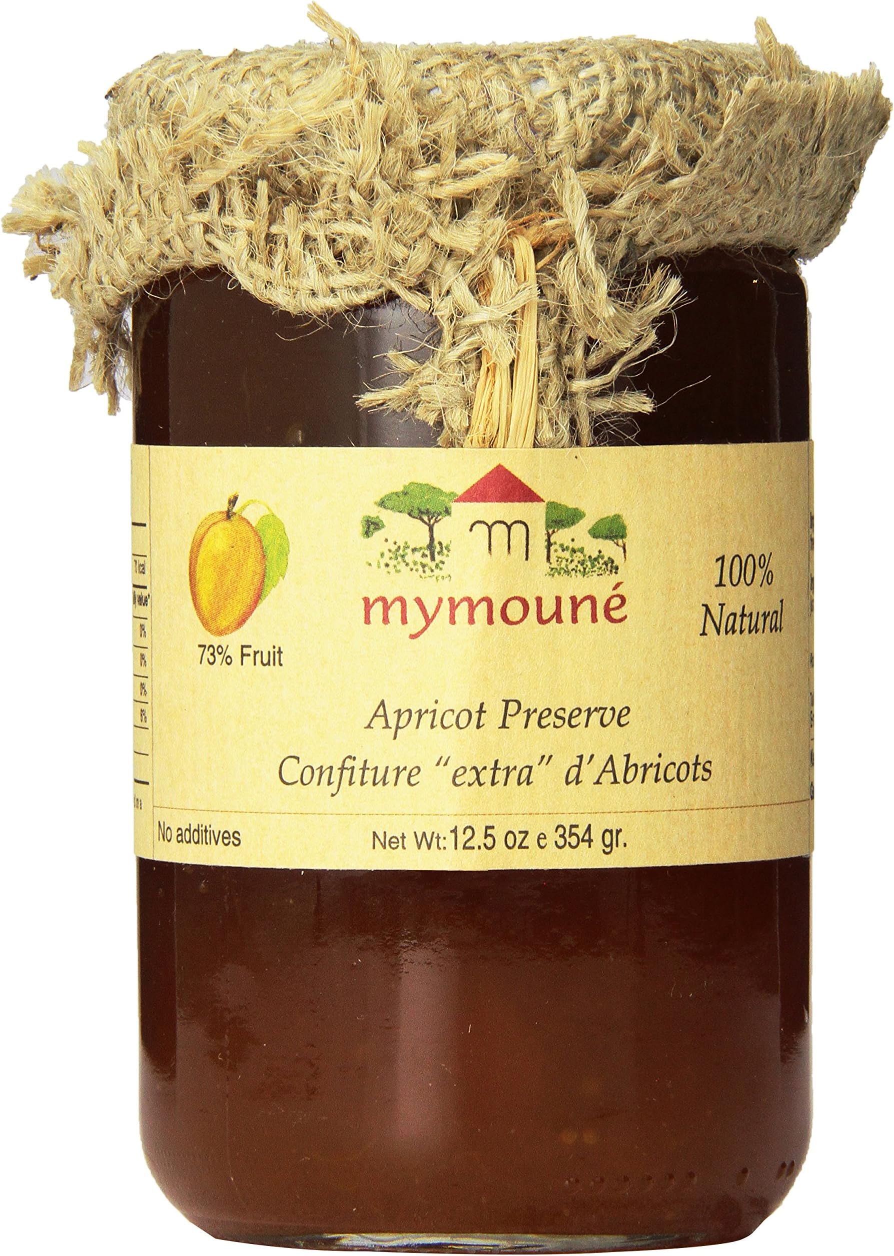 Mymoune Apricot Jam, 12.5 Ounce