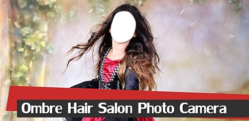 Câmera de foto de salão de cabelo Ombre