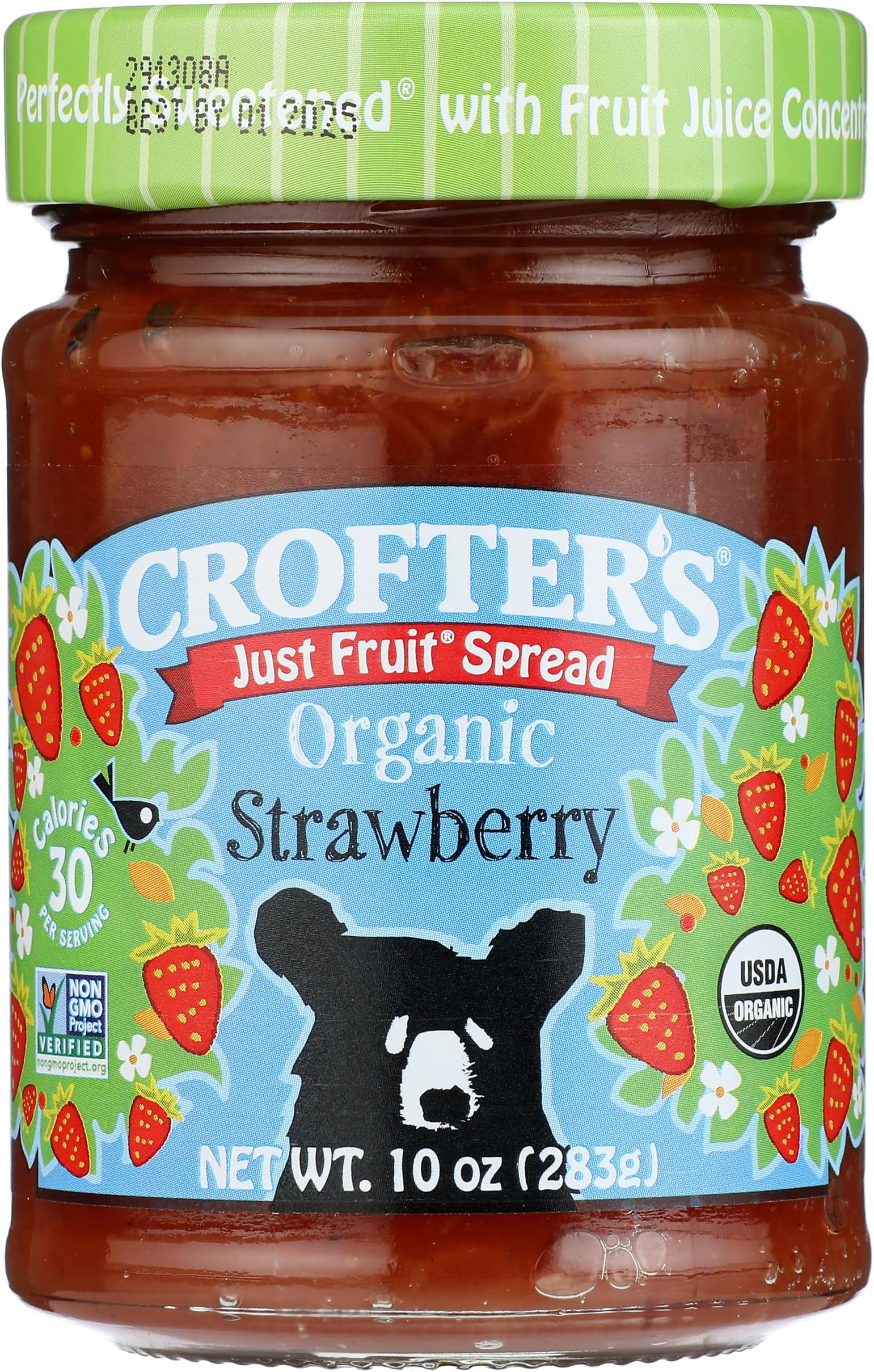 CROFTERS Organic Strawberry Fruit Spread, 10 OZ