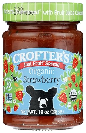 CROFTERS Organic Strawberry Fruit Spread, 10 OZ