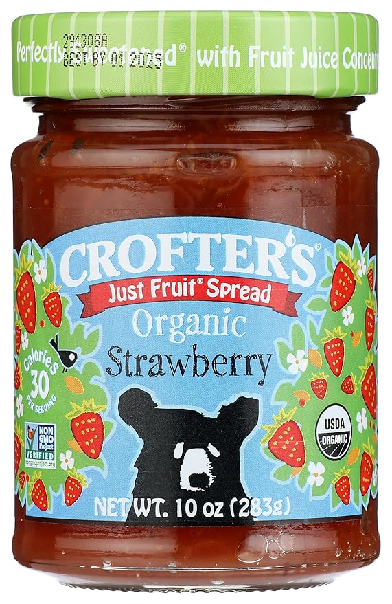 CROFTERS Organic Strawberry Fruit Spread, 10 OZ