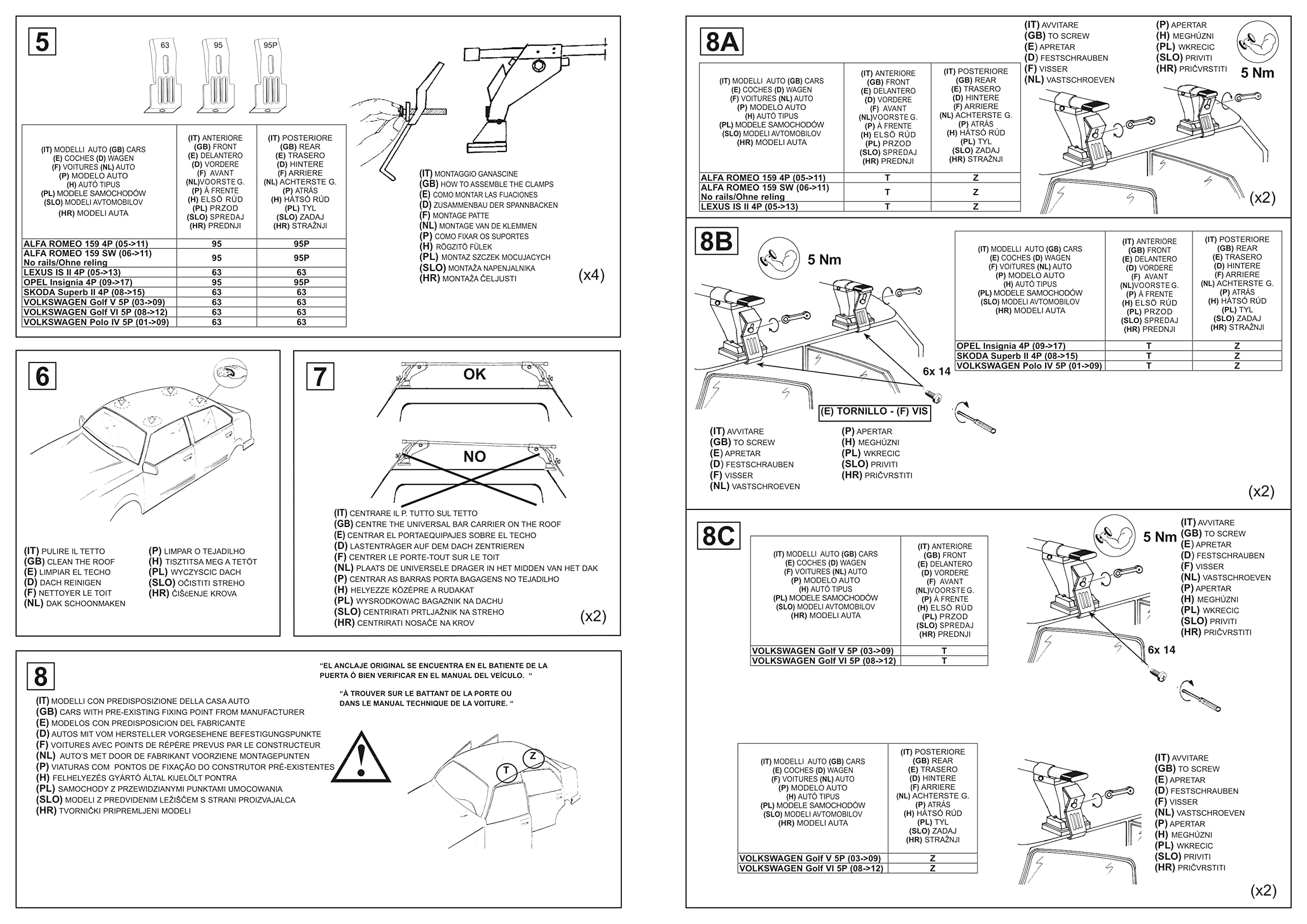 Tetrax CAM - Sistema portaequipajes premontado Rax – Cód.20014
