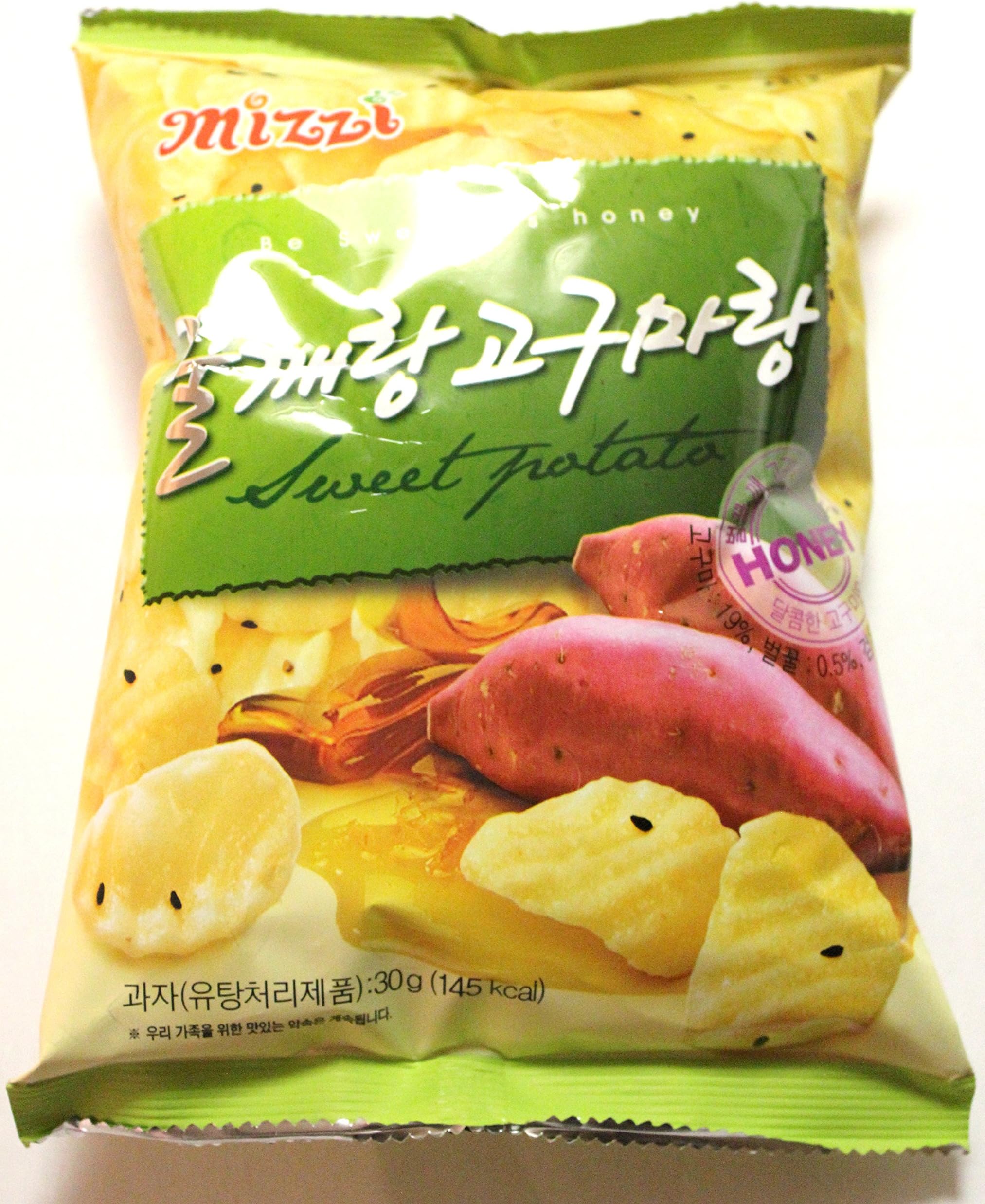 Korean Mizzi Sweet Potato Chips, 30g (Pack of 6)