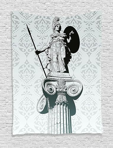 Miniatura 59 de Ambesonne Tapiz vintage, detalles de relojes mecánicos, diseño steampunk, diseño steampunk, para colgar en la pared para dormitorio, sala de estar,