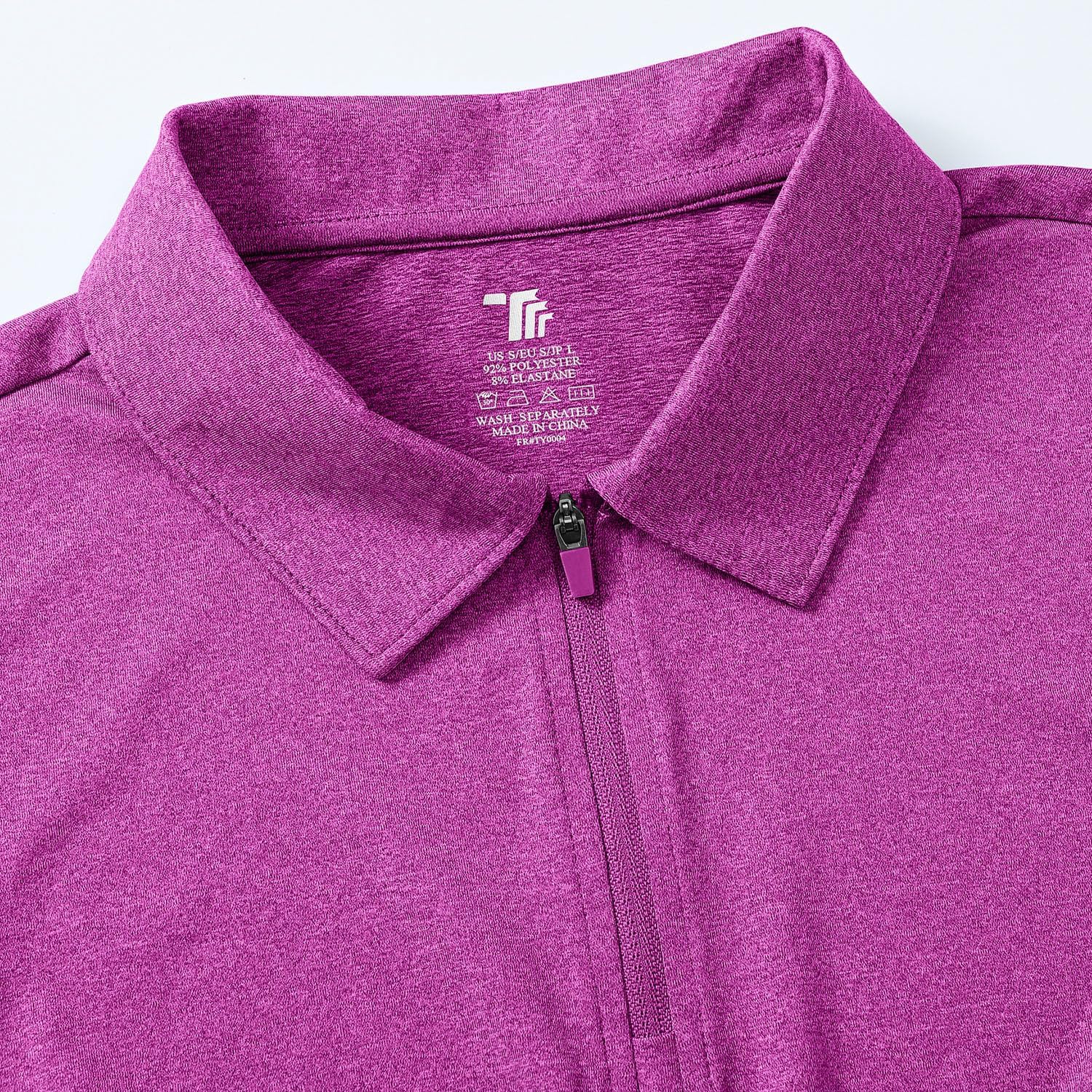 BGOWATU Women's Sleeveless Golf Polo Shirts 1/4 Zip Tennis Tank Tops with Collar UV Protection Quick Dry - Image 6