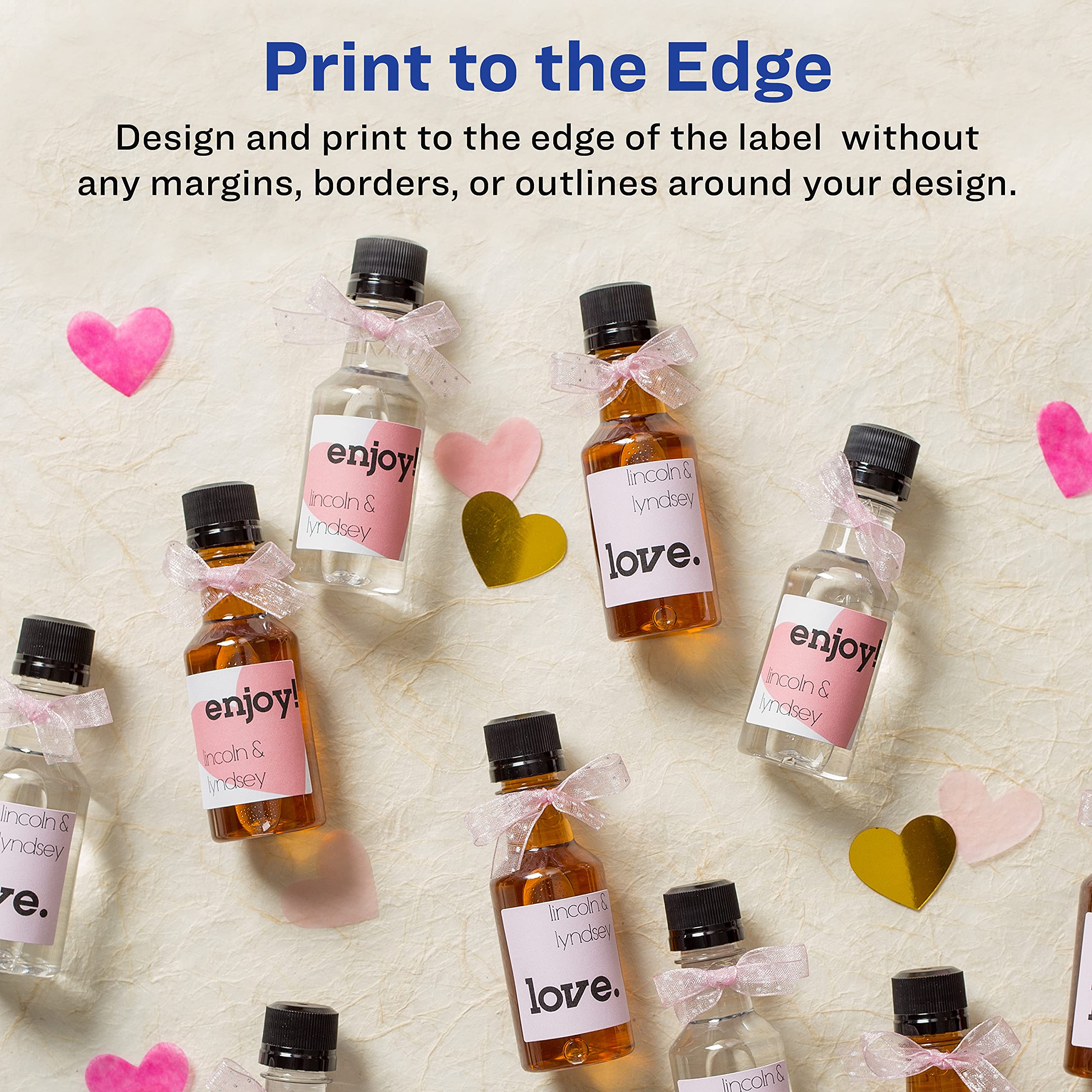 Avery Printable Blank Square Labels, 1.5