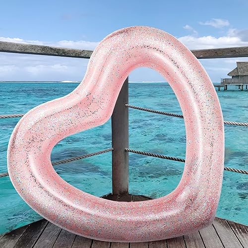 Miniatura 7 de HeySplash Flotadores de piscina, flotadores inflables de tamaño adulto para despedida de soltera, anillos de tubo de natación, flotador de playa de