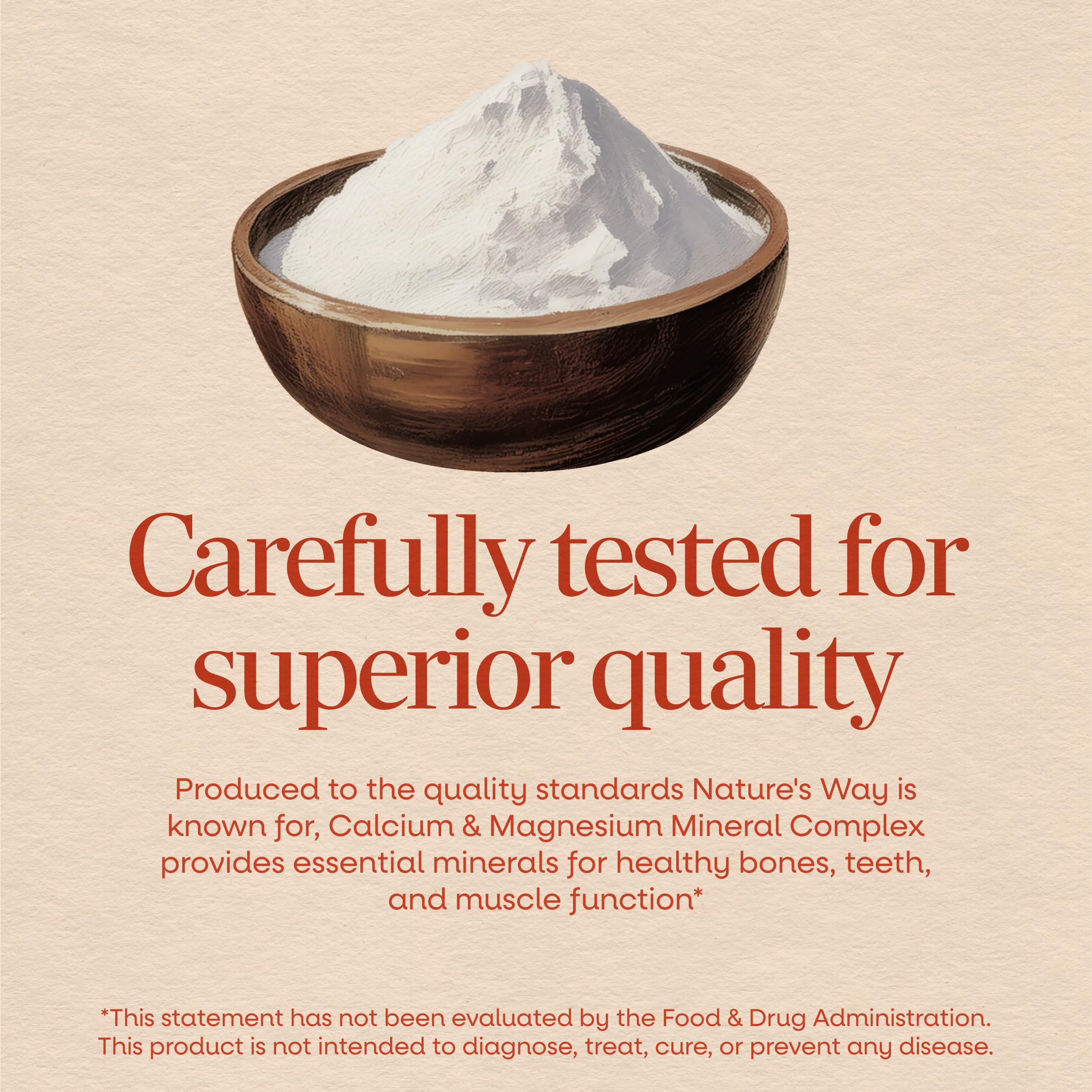 Nature's Way Calcium & Magnesium Mineral Complex, Daily Supplement, 250 ct — Amazon image 3