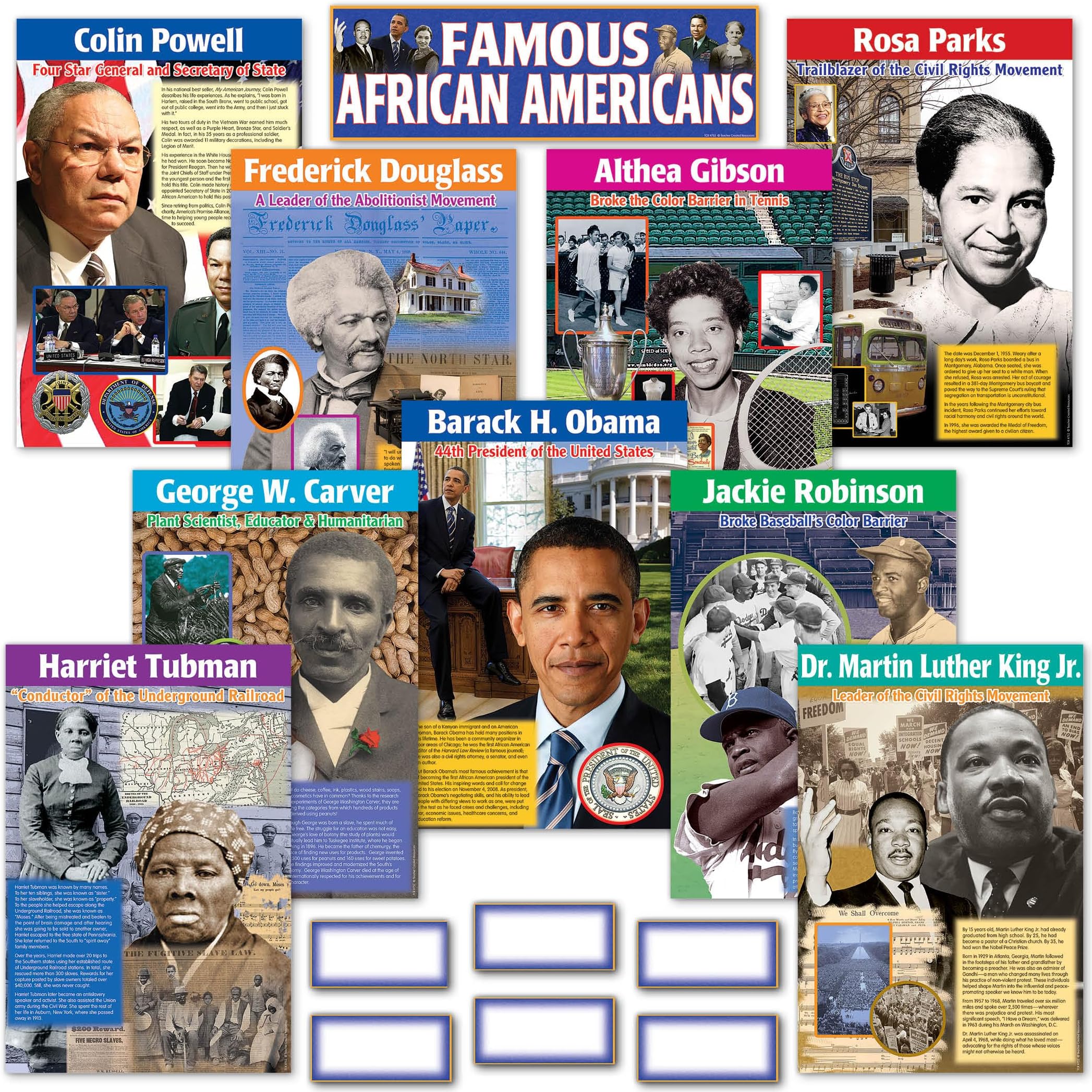 Teacher Created Resources Famous African Americans Bulletin Board (TCR4752)