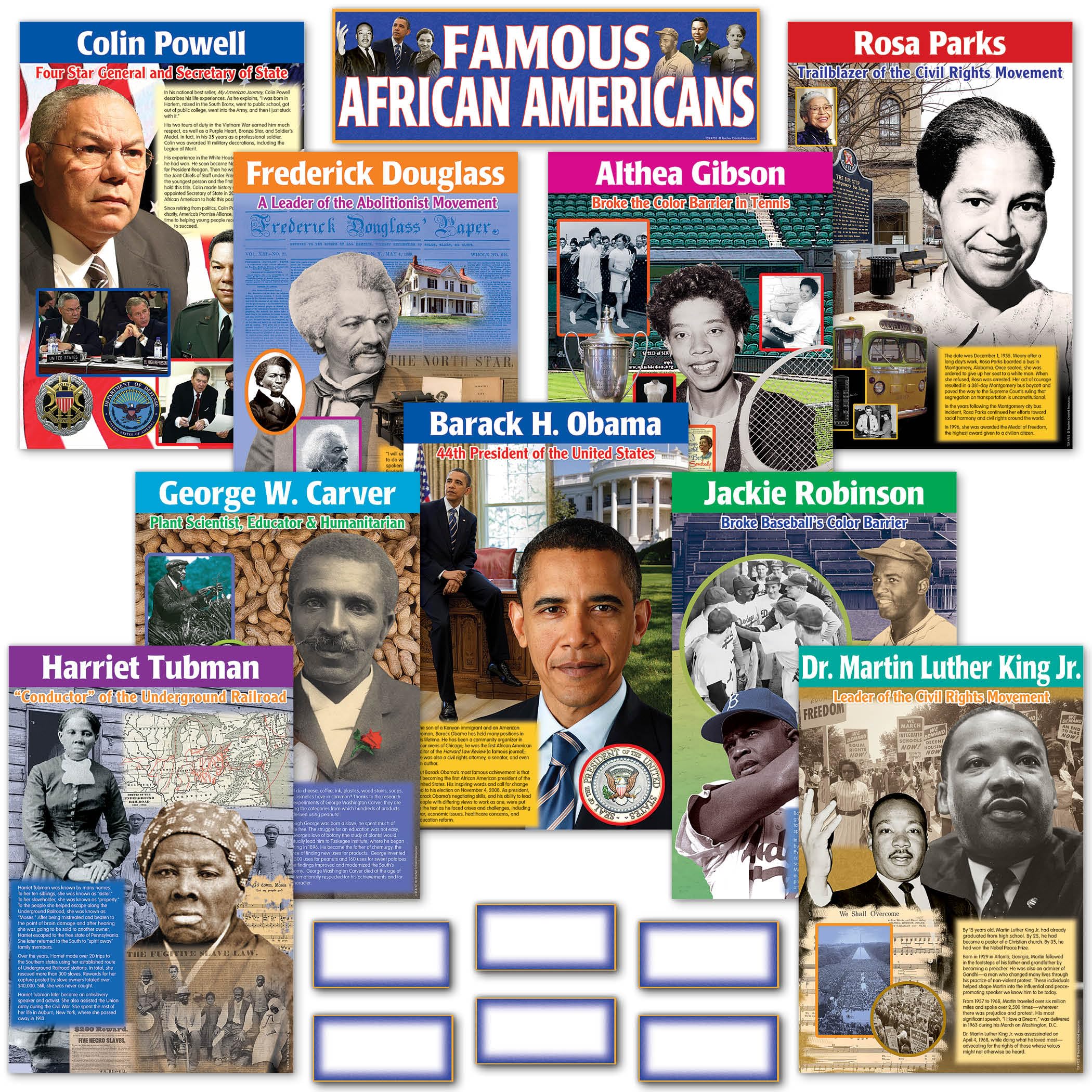 Teacher Created Resources Famous African Americans Bulletin Board (4752)