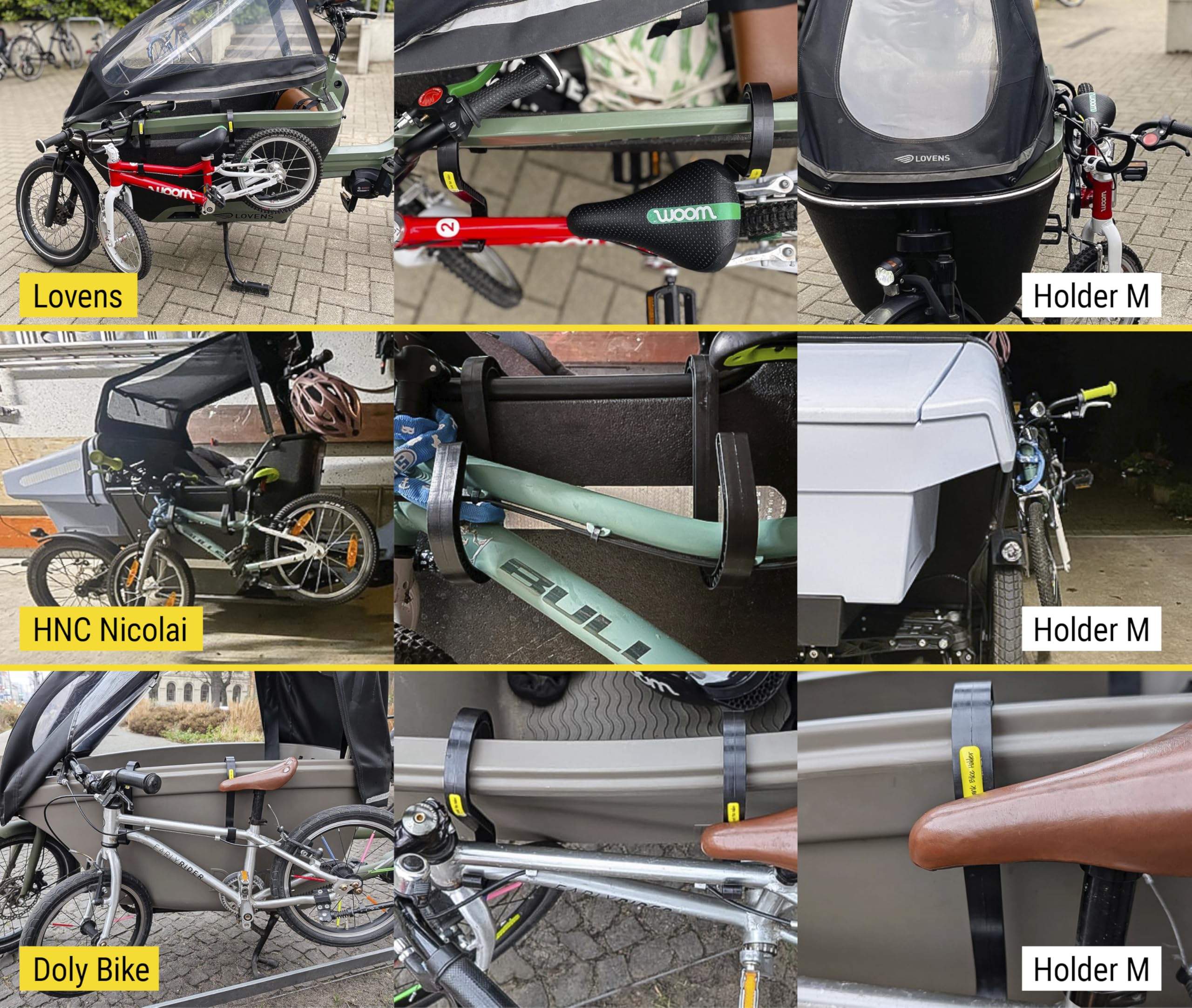 FBH | DE | rower | uchwyt M | 2 sztuki | wersja 2