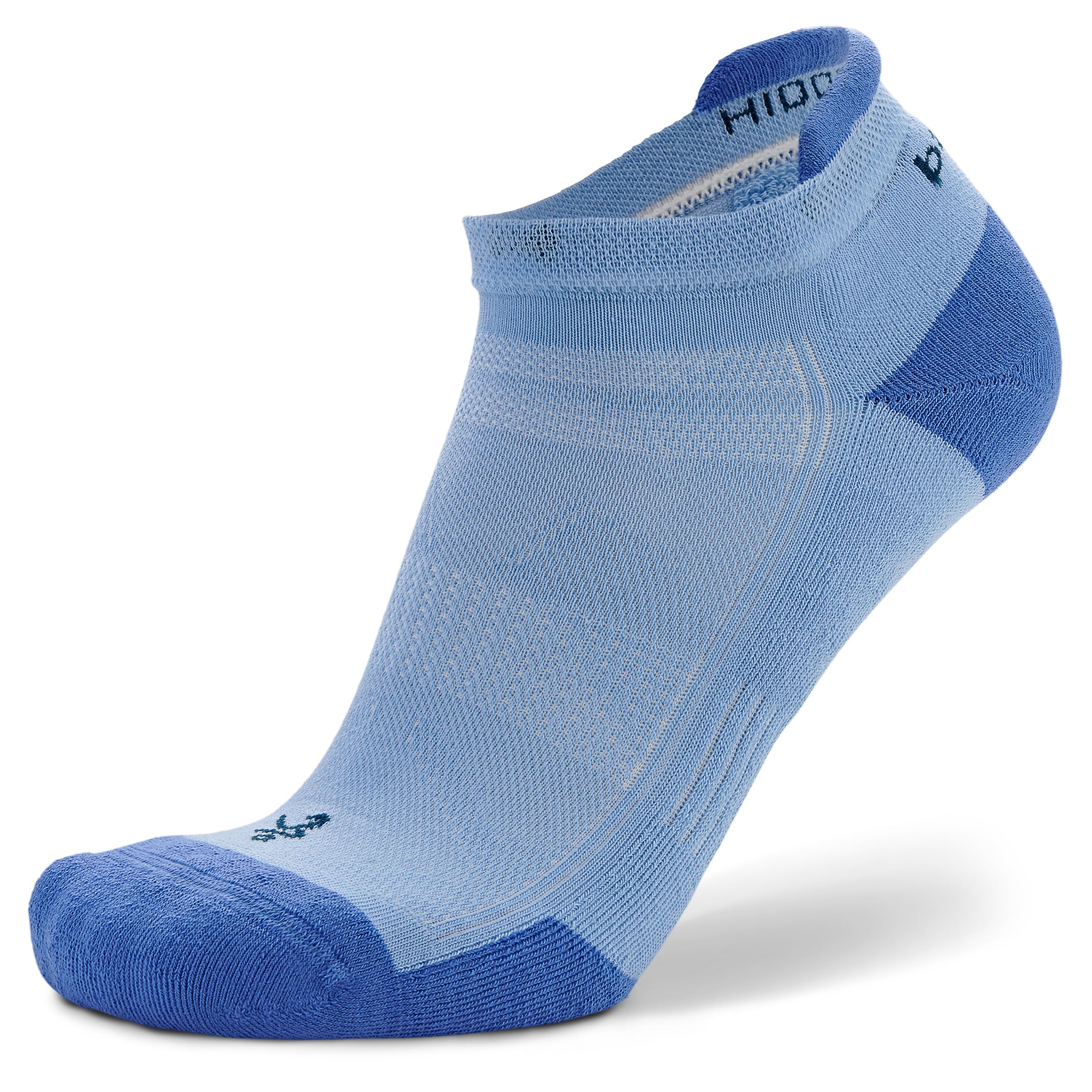 Balega Hidden Contour No Show, Blue, Large