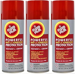 Fluid Film (3 Aerosol Cans) Rust & Corrosion Protection