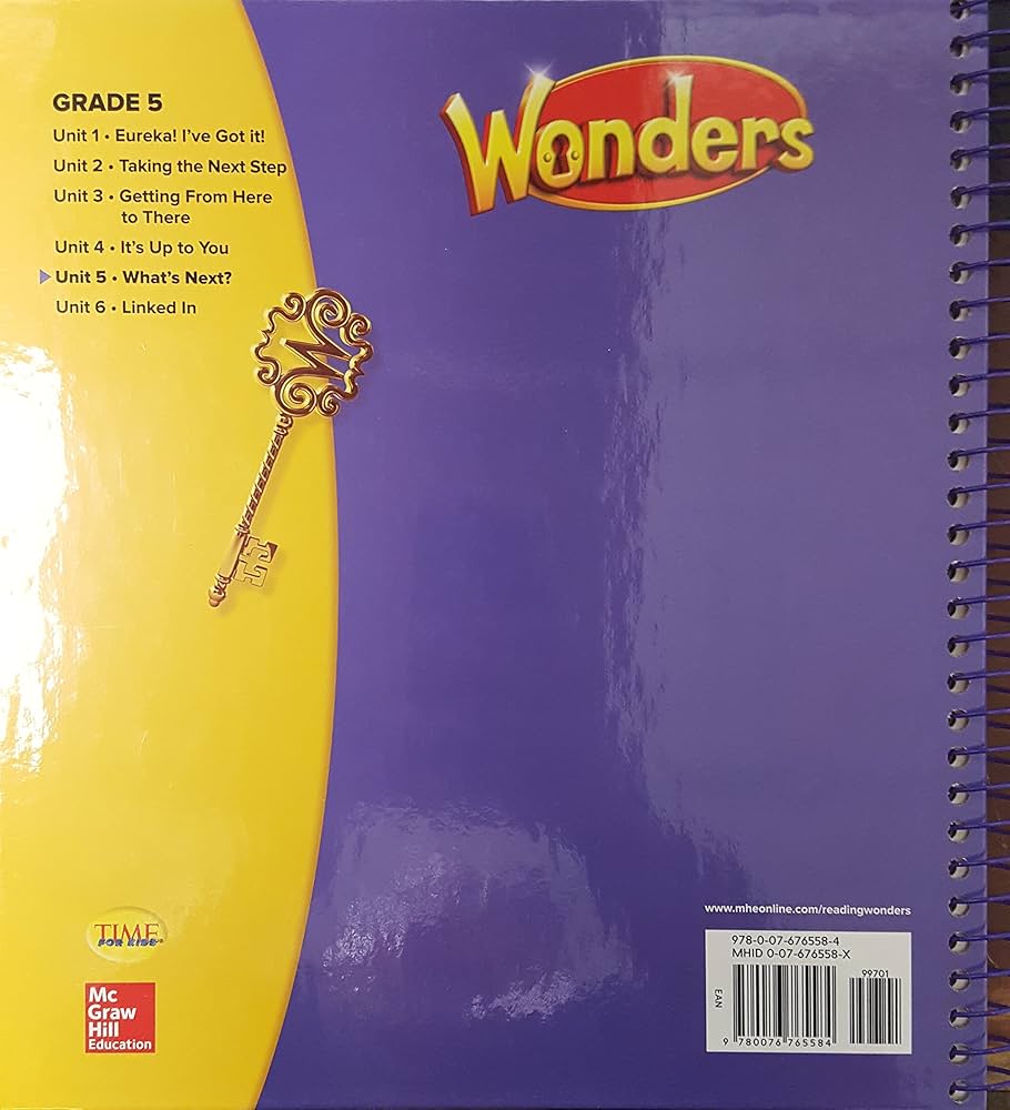 McGraw-Hill Reading Wonders ５冊セット Wonders Grade 5 Reading/Writing Companion Package