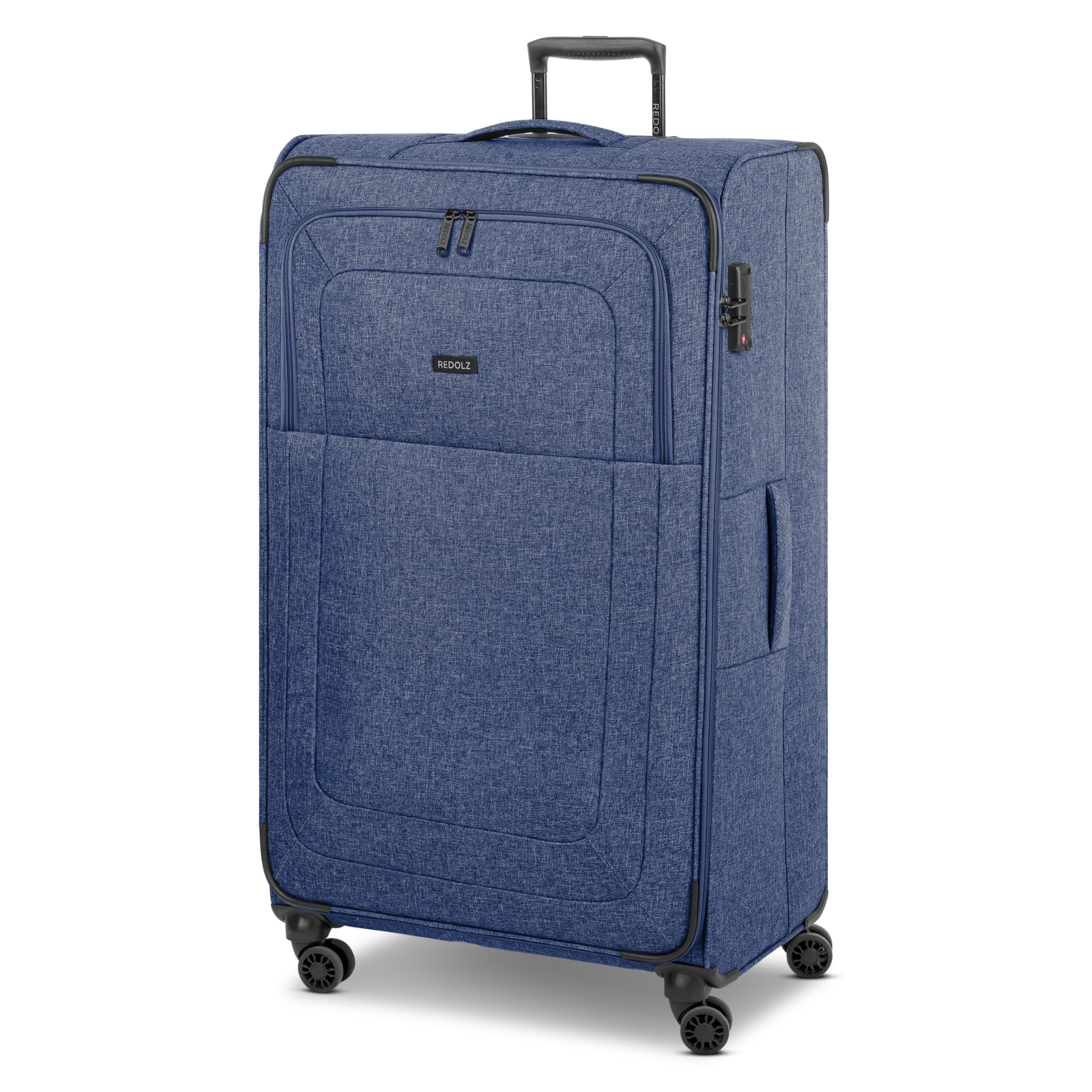 REDOLZ XL Jumbo 4-Rollen Koffer sehr groß 52 x 30 x 90 cm [Sondergröße] Check-in Trolley mit TSA-Schloss | 126 Liter, 4,3 kg leicht |für Männer & Frauen (Essentials 12)