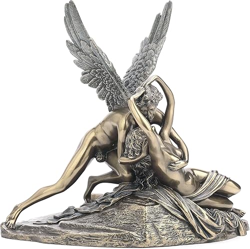 Miniatura 3 de Veronese Design Cupido y Psique Mitología Clásica Estatua Acabado Bronce