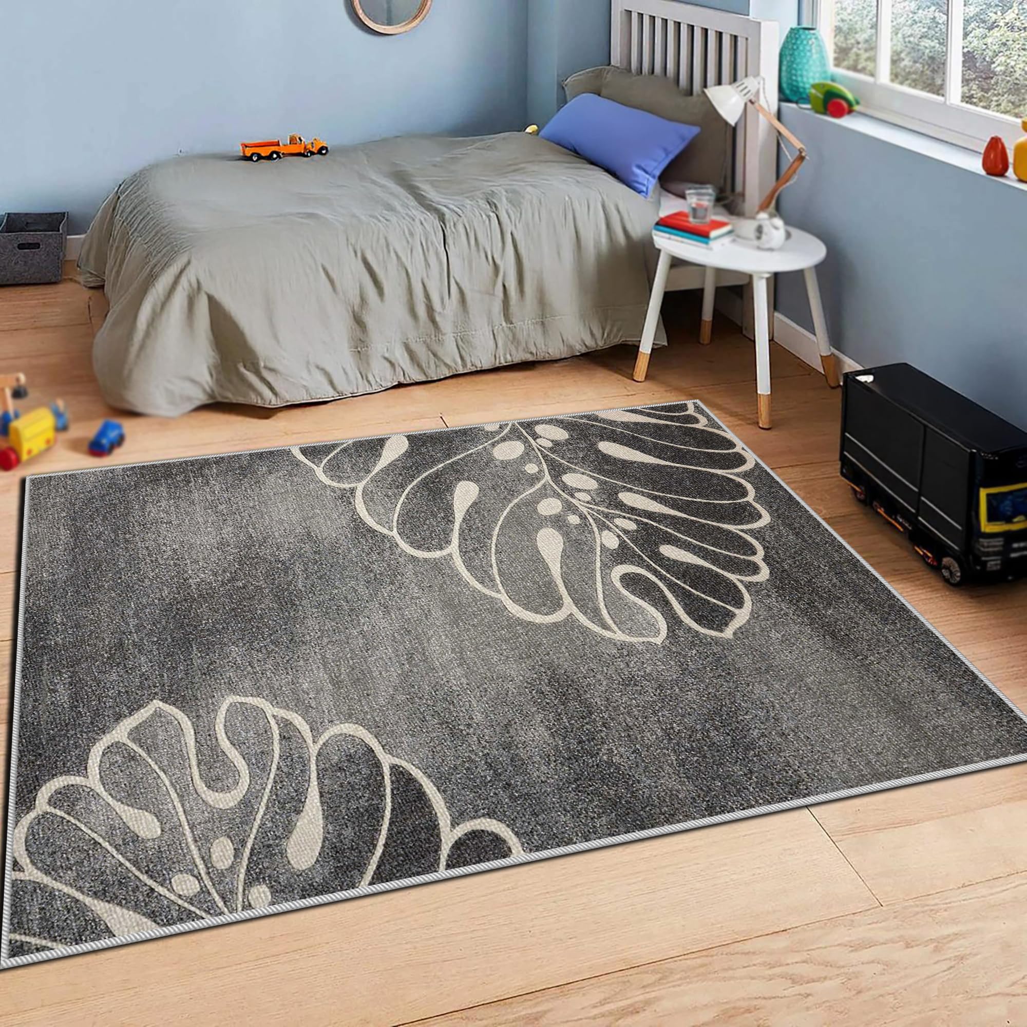 Nowoczesny miękki dywan do salonu z krótkim włosiem można prać 70 x 120 cm