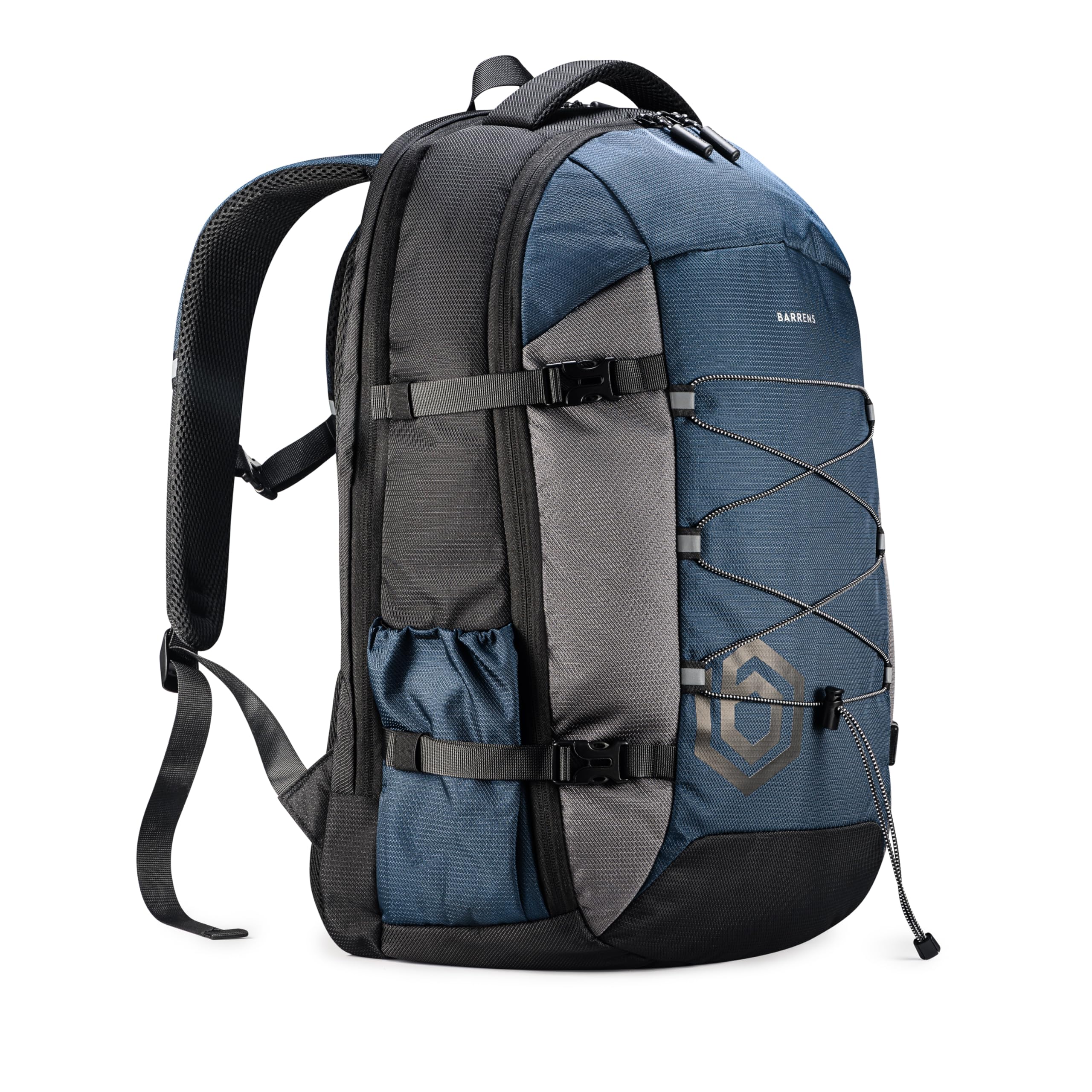 BARRENS Borsa per cabina bagagli a mano, 55 x 40 x 20 cm, zaino da viaggio leggero, 38 l, per aereo con elementi riflettenti e design ergonomico