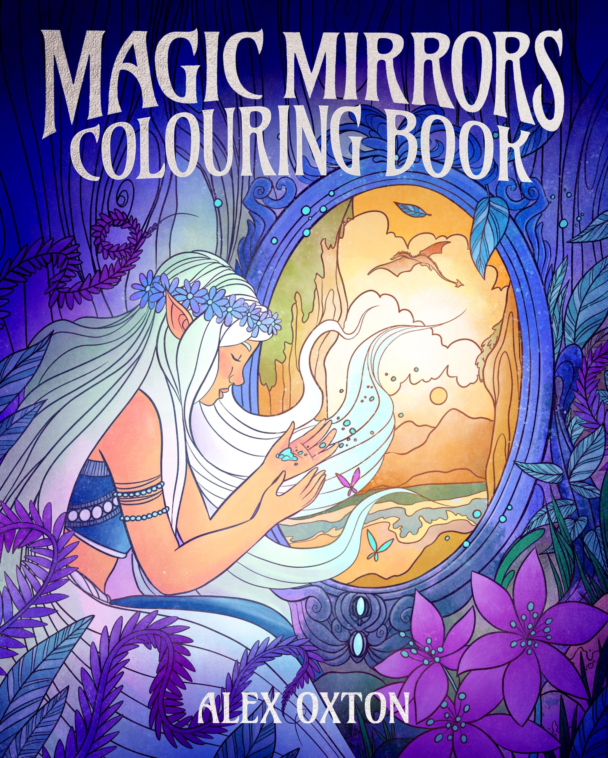 Magic Mirrors Colouring Book: 40 Enchanting Images (Arcturus Creative Colouring)