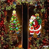 Vista 6 de KatchOn, Luces de Navidad para ventanas, grandes, 18 pulgadas, paquete de 3, funcionan con pilas, decoraciones navideñas de ventana iluminada