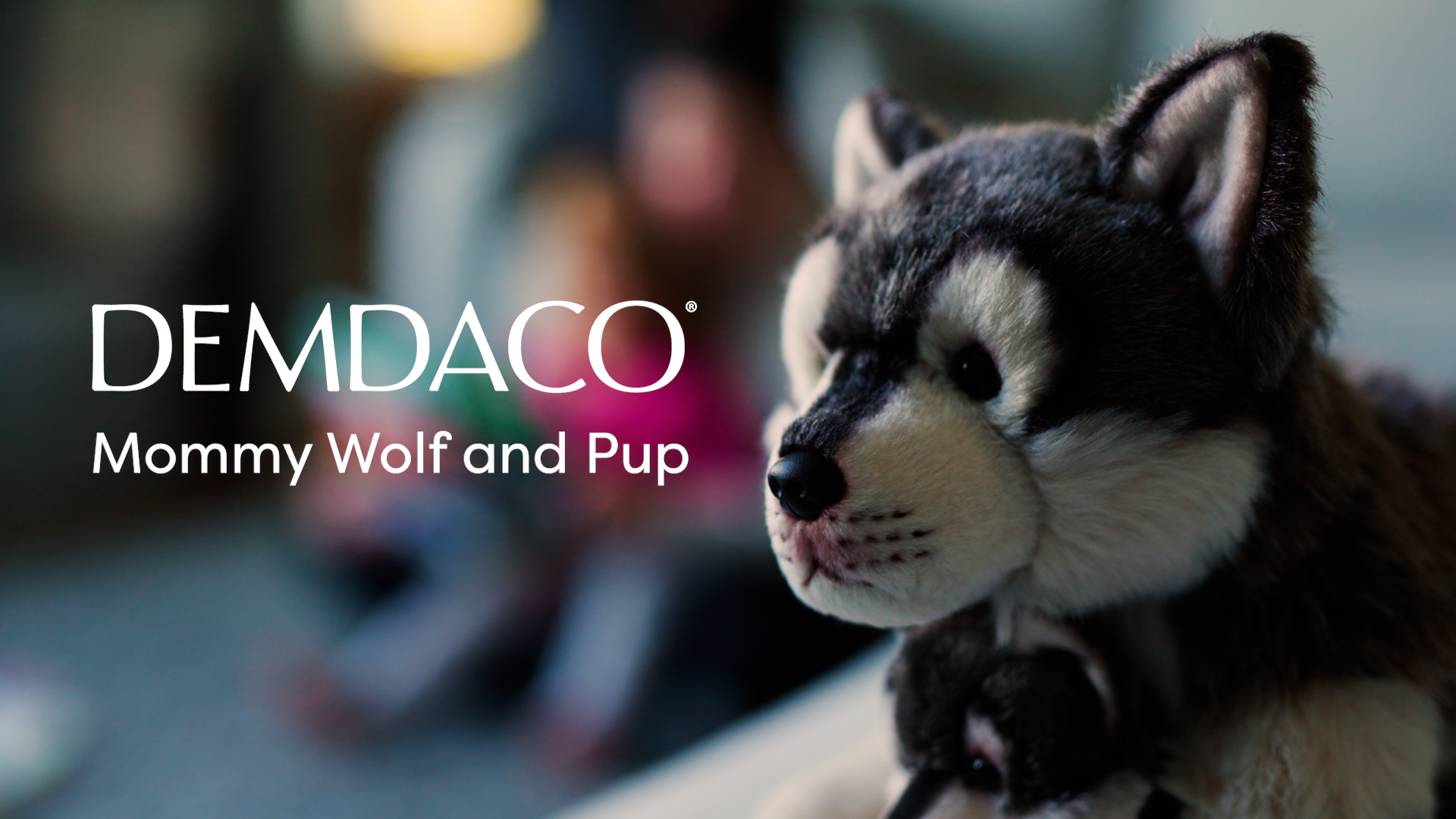 Amazon.com: Nat and Jules Mommy Wolf and Pup Wintry Gray