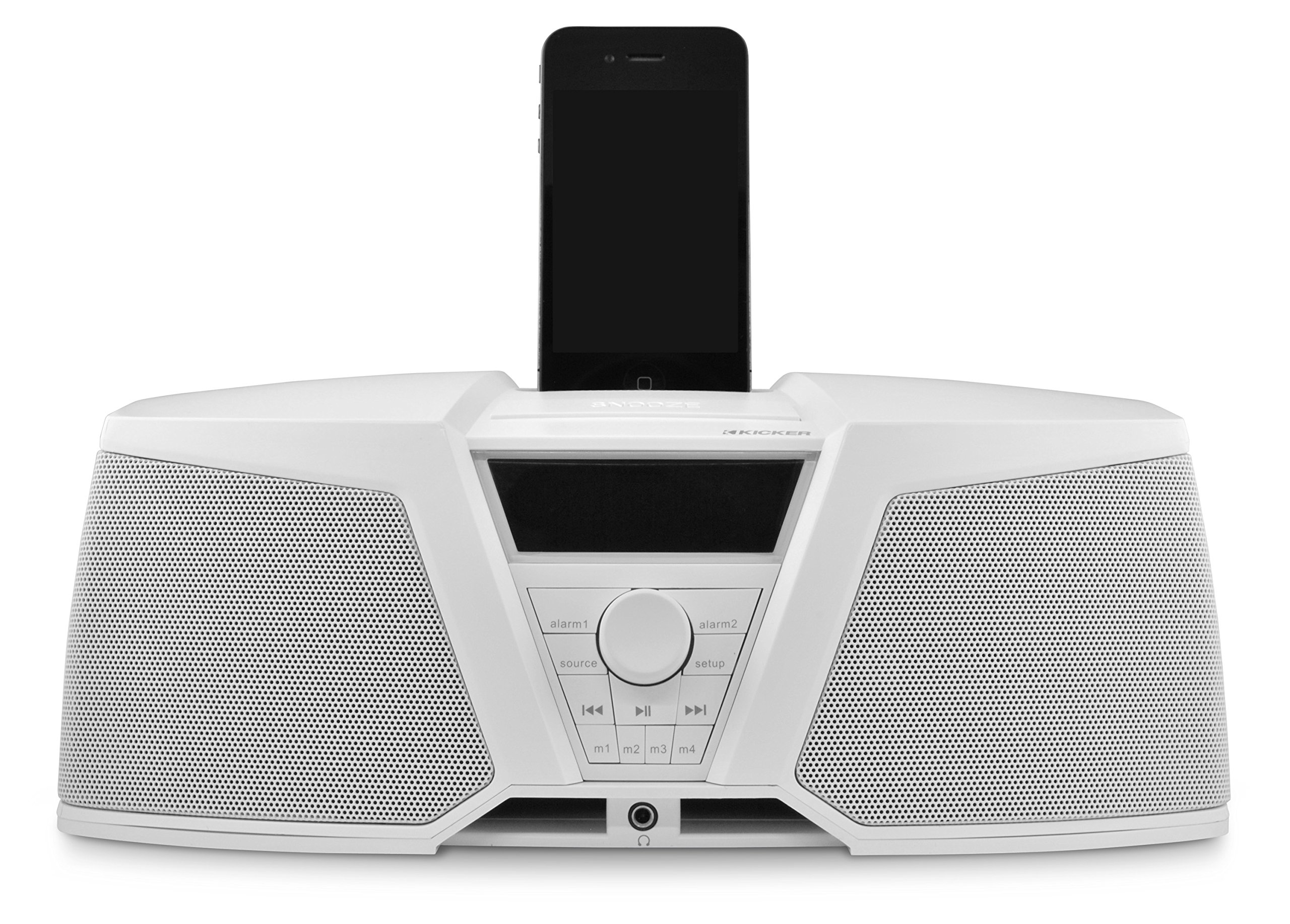 kicker iK150 AM/FM-Radio mit iPod- und iPhone-Dockingstation
