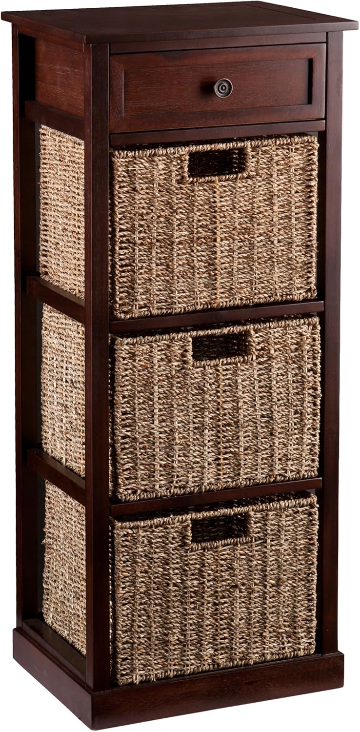 Furniture HotSpot Kenton 3Basket Storage Tower Home