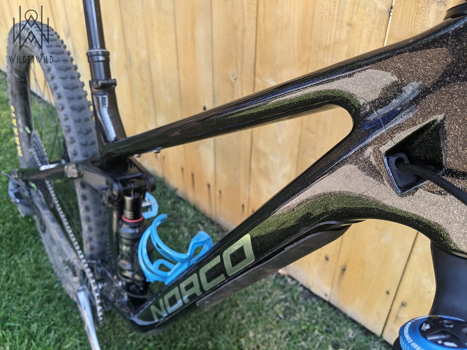 Bike Frame Protection Tape- High Impact Clear Vinyl Wrap Includes Tool (4”x72) Bicycle Frame Protector, Mountain Bike Frame Guard Chainstay Protector (Glossy Clear)