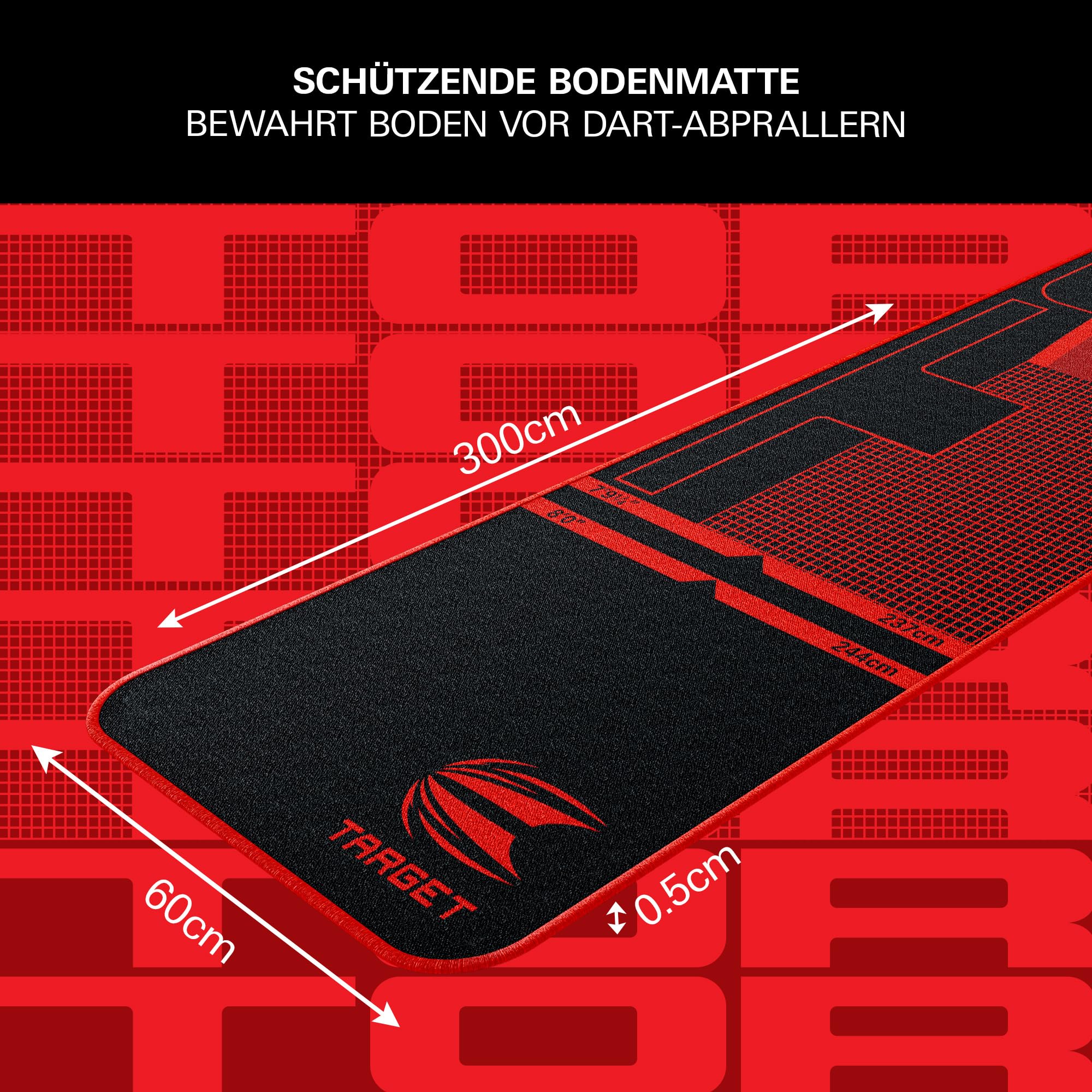 Target Darts Tor Ultimate Home Set: Dartboard, Umrandung & Dartmatte
