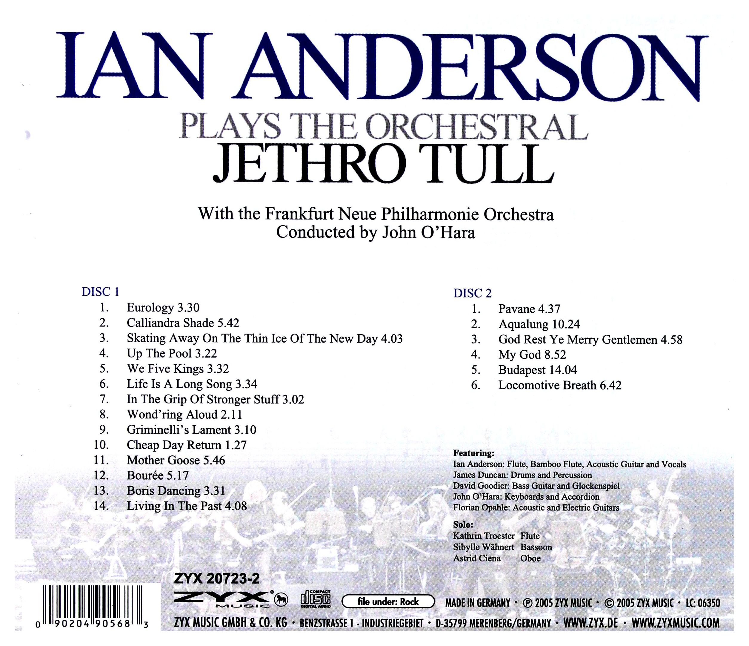 Ian Anderson Plays the Orchestral Jethro Tull