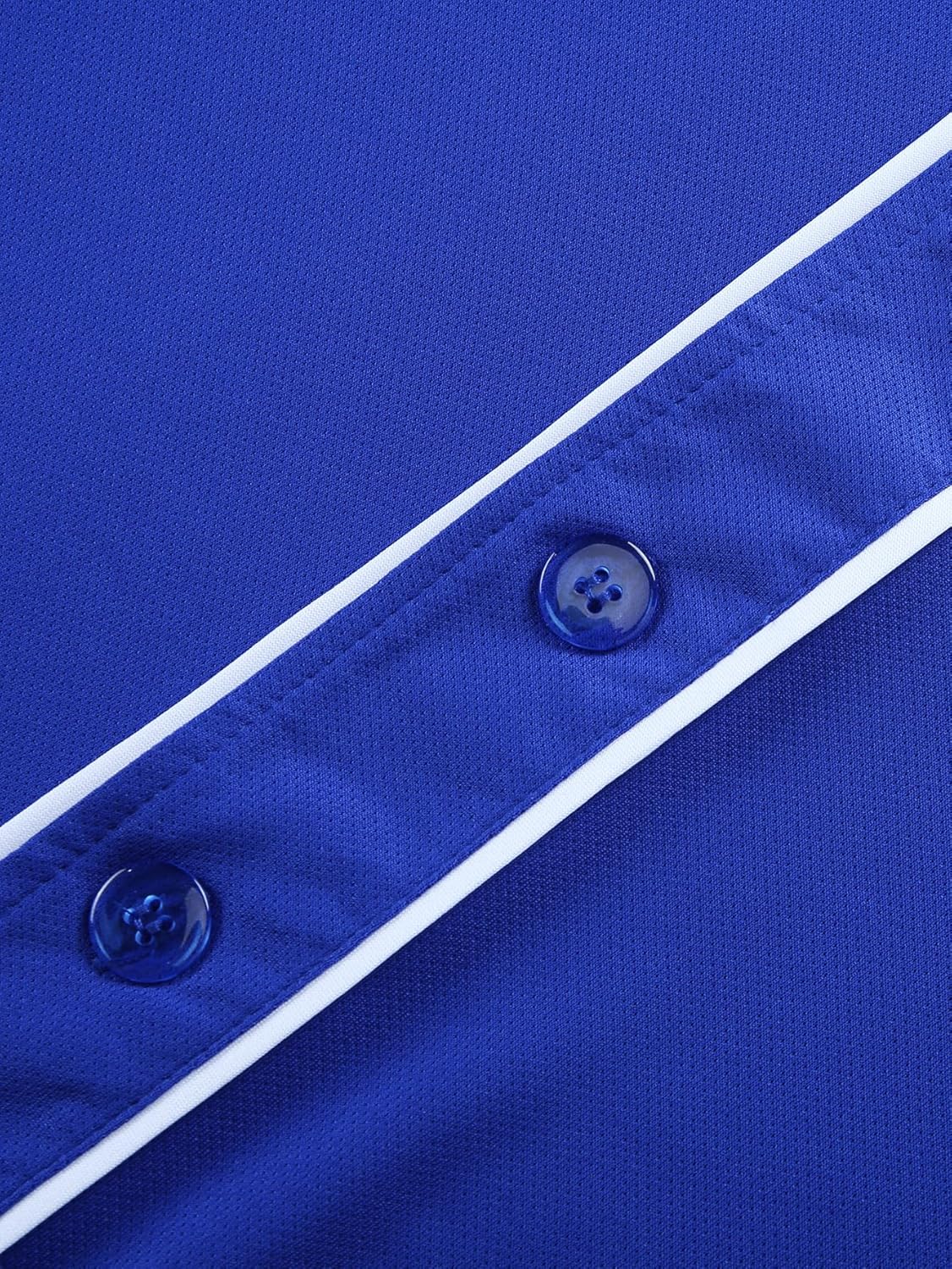 Blank Plain Baseball Jersey Short Sleeve Button Down Shirts Sports Hip Hop Hipster Jersey S-3XL - Image 5