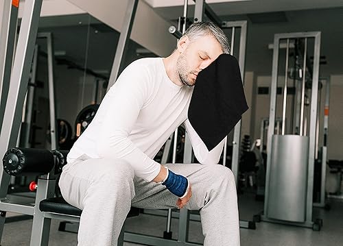 Miniatura 6 de Utopia Towels Juego de toallas de algodón  100% algodón hilado en anillo, paños de franela de alta calidad, altamente absorbentes y suaves al tacto