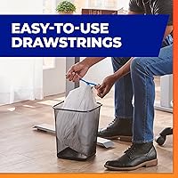 Vista 4 de Hefty Bolsas de basura medianas, aroma fabuloso, 8 galones, 26