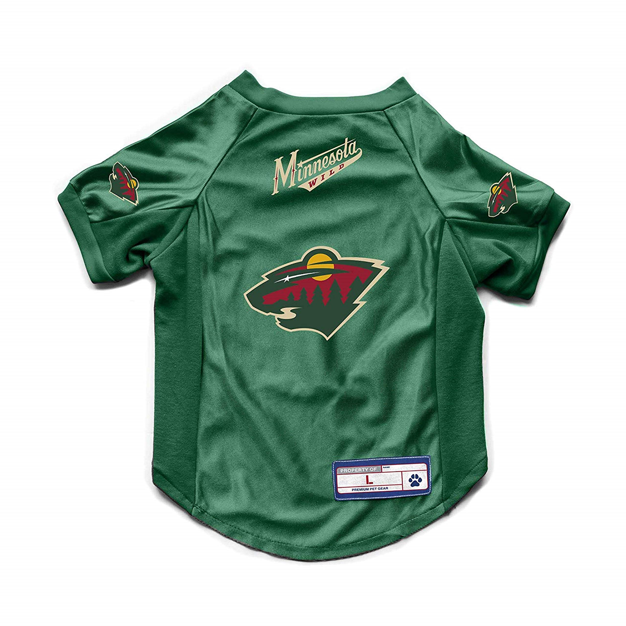 Littlearth Minnesota Wild NHL Stretch Pet Jersey