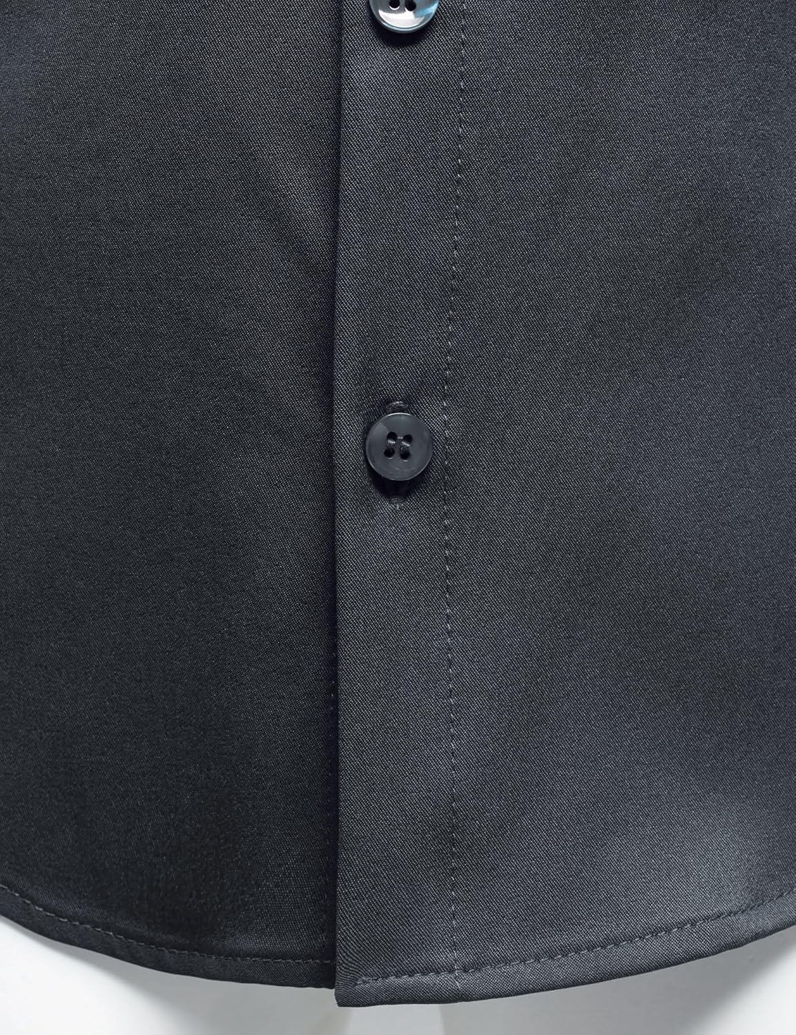 Boys Stretch Wrinkle Free Dress Shirts Button Down Shirt Long Sleeve Formal School Uniform Shirts - Image 5