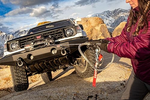 Miniatura 2 de WARN 104232 Pieza de servicio - Reemplazo de cuerda de cabrestante sintética, se adapta a cabrestantes VR EVO - 38" x 90', negro