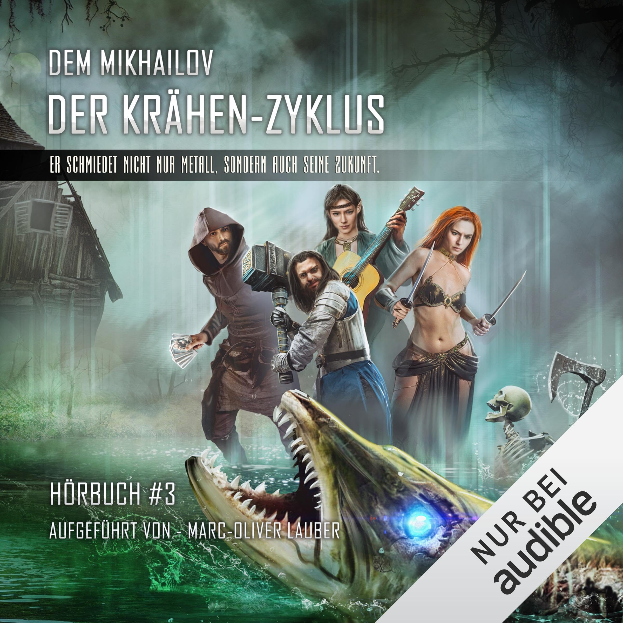 Cover art for Der Krähen-Zyklus 3. LitRPG-Serie