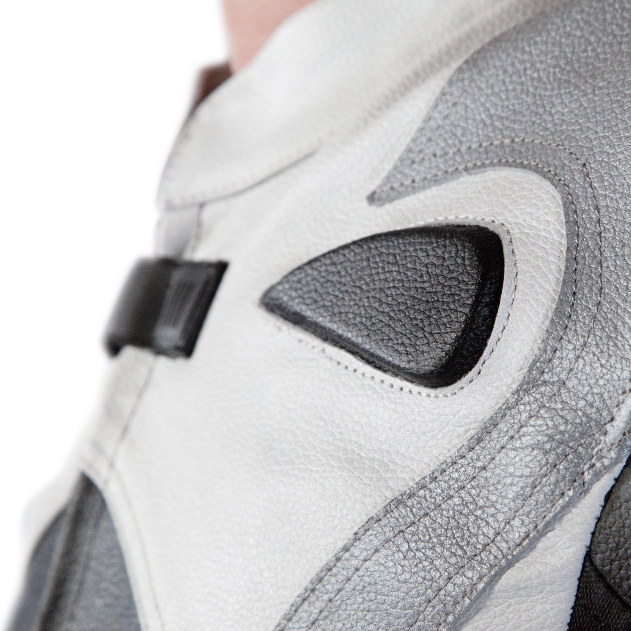 Edelnice Trachtenmode Lemoko Leder Motorradkombi Zweiteiler schwarz weiß silber Gr S-5XL