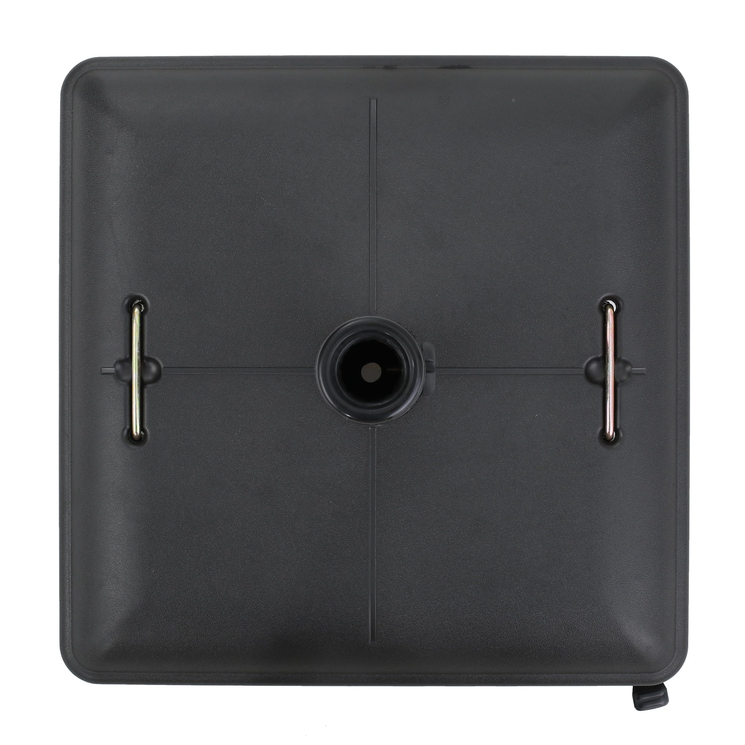 Christopher Knight Home Hayward 80lb Steel Square Umbrella Base with Wheels, Black