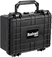 Vista 2 de Bushnell Estuche rígido compacto impermeable de 9 pulgadas para binoculares, óptica, equipo, a prueba de golpes y listo para TSA (negro)